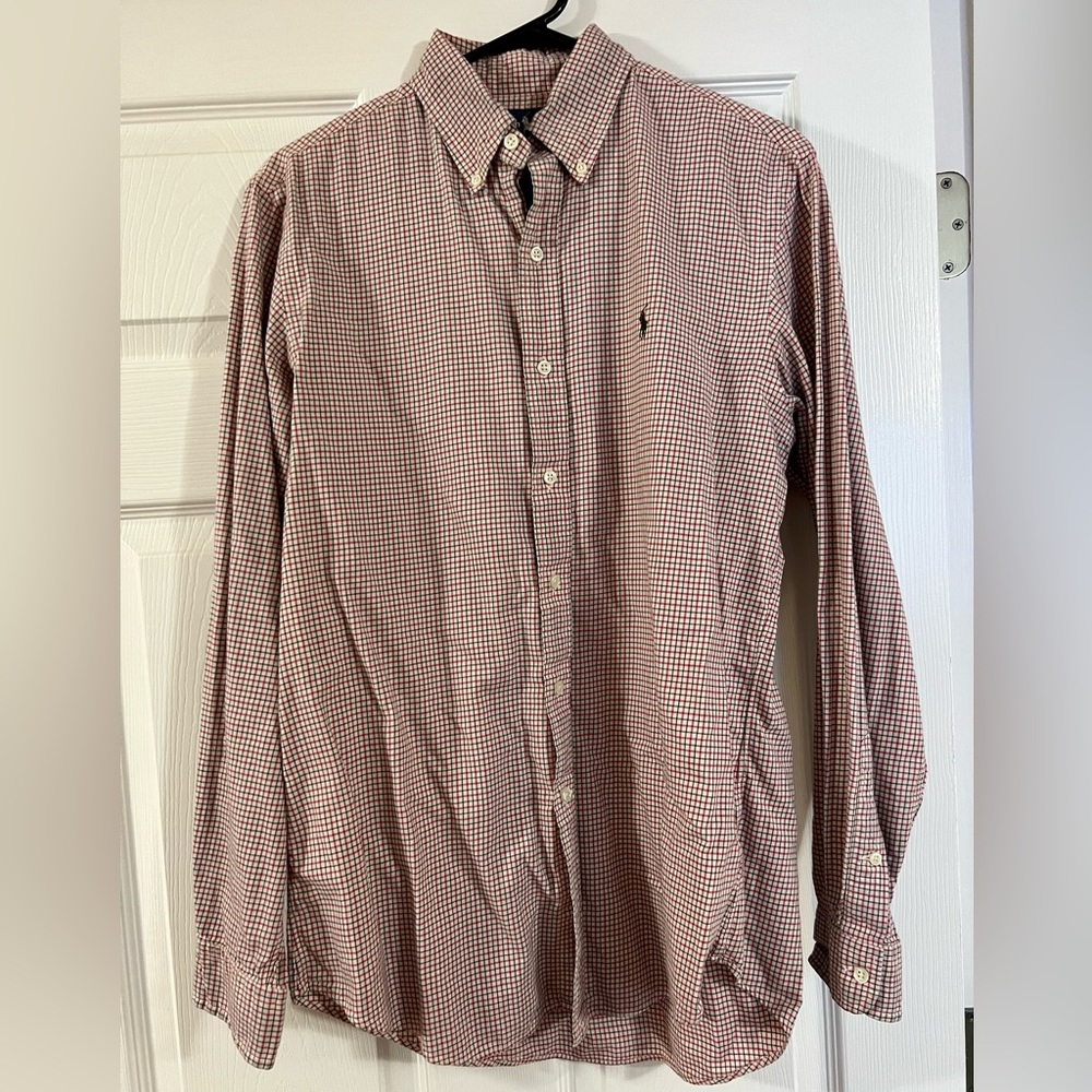 Men’s long sleeve Polo button down